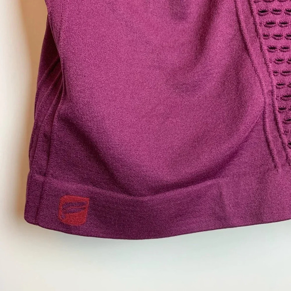 Fabletics Long Sleeve Perforated  Compression Top Active wear Athleisure - Picture 5 of 9